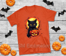 Load image into Gallery viewer, Kids Cat moon T-shirt