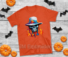 Load image into Gallery viewer, Adults Colourful Skeleton T-shirt