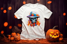 Load image into Gallery viewer, Adults Colourful Skeleton T-shirt