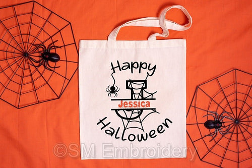 Halloween Monogram Bag