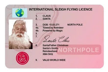 Load image into Gallery viewer, Santa&#39;s Licence