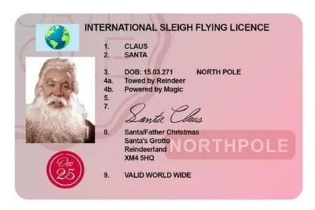 Santa's Licence